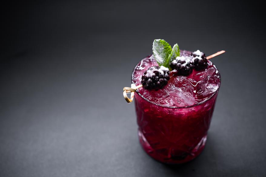 Blackberry Sherry Cobbler