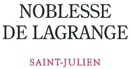 Noblesse de Lagrange logo