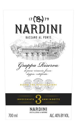 Nardini Grappa Riserva 40 Percent N/V