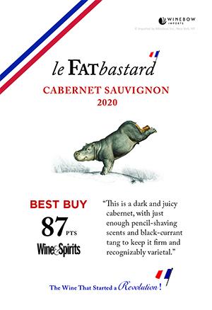FAT bastard Cabernet Acclaim Shelf Talker (87 