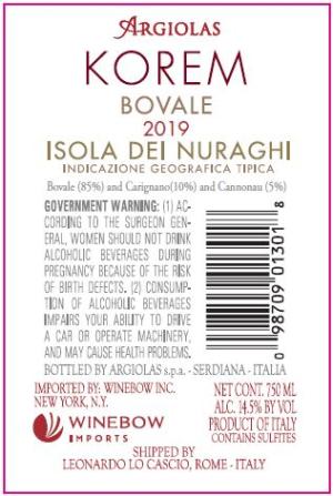 back label