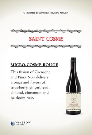 Micro-Cosme Rouge Shelf Talker | Winebow