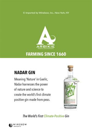 nadar gin shelf talker