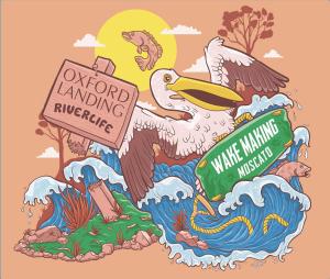 Oxford Landing Riverlife Wake Making Moscato Front Label
