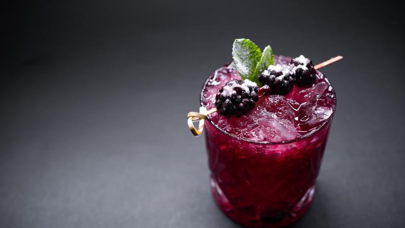 Blackberry Sherry Cobbler