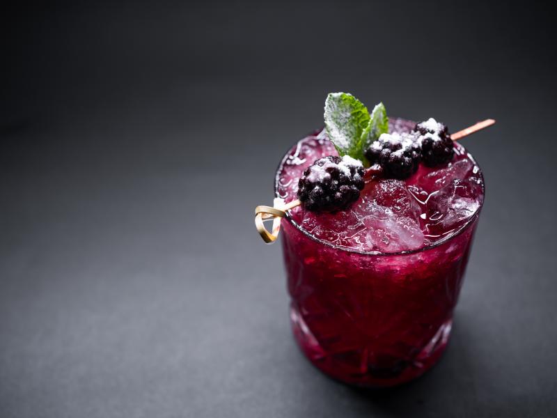Blackberry Sherry Cobbler
