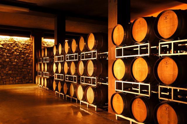 Barone Pizzini Winery Barrel Room Barone Pizzini Winery Barrel Room