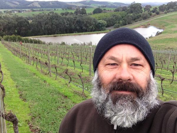 Photo of Timo in the Vineyard