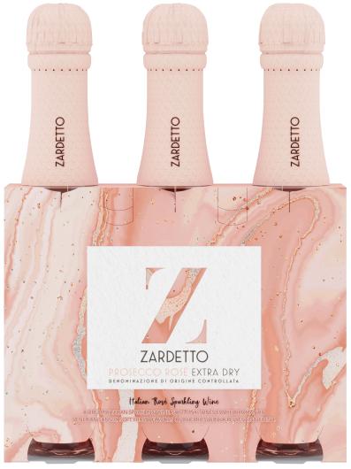Zardetto Prosecco Rosé Extra Dry 3pk 187mL | Winebow